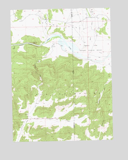 Swallow Canyon, UT USGS Topographic Map