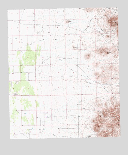 Swallow Fork Peak, NM USGS Topographic Map