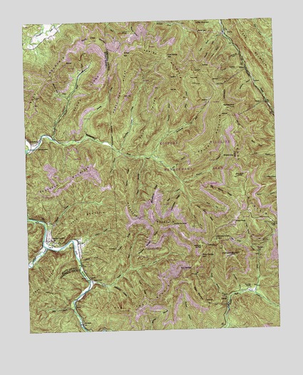 Block, TN USGS Topographic Map