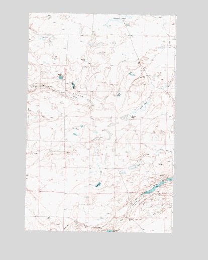 Swanson Lakes, WA USGS Topographic Map