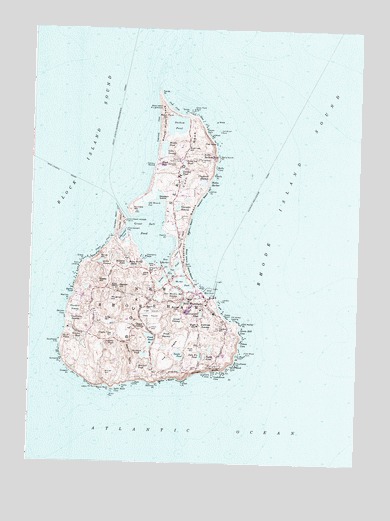 Block Island, RI USGS Topographic Map