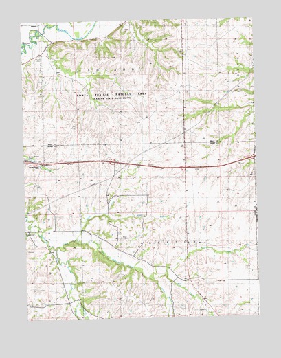 Swede Creek, KS USGS Topographic Map