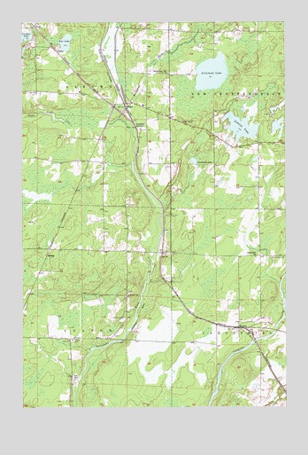 Alborn, MN USGS Topographic Map