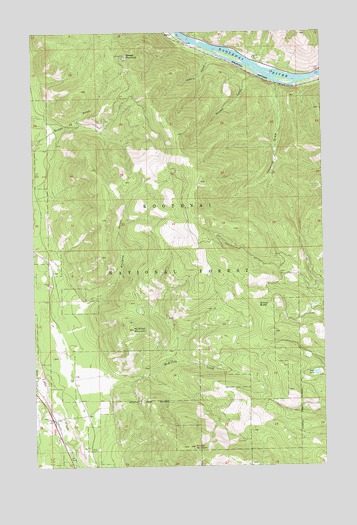 Swede Mountain, MT USGS Topographic Map
