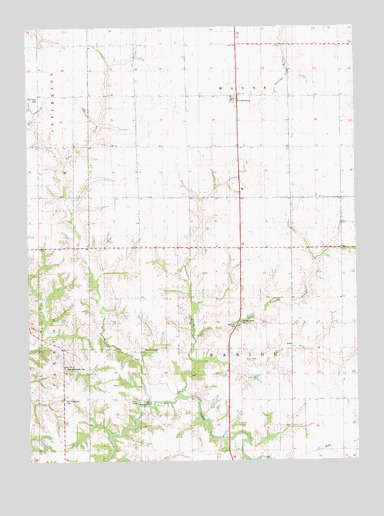 Swedesburg, IA USGS Topographic Map
