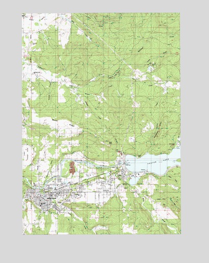 Sweet Home, OR USGS Topographic Map