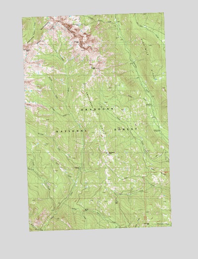 Sweetgrass Butte, WA USGS Topographic Map