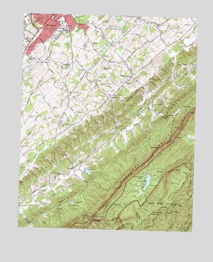 Blockhouse, TN USGS Topographic Map