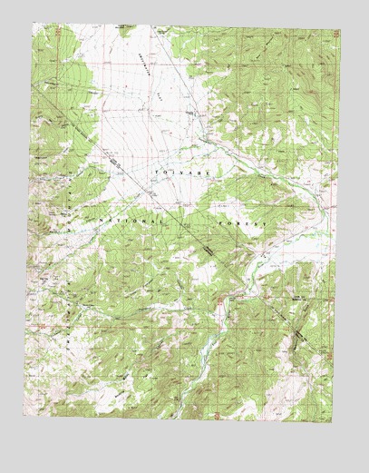 Sweetwater Creek, NV USGS Topographic Map