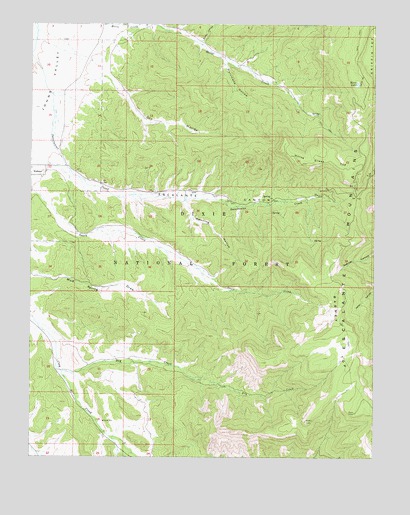 Sweetwater Creek, UT USGS Topographic Map