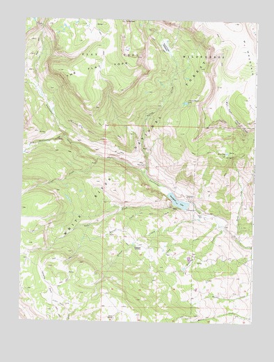 Sweetwater Lake, CO USGS Topographic Map