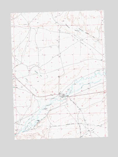 Sweetwater Station, WY USGS Topographic Map