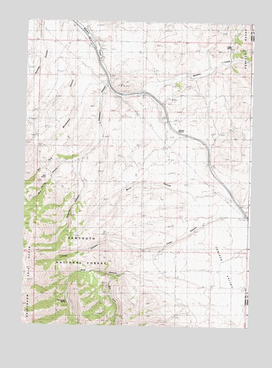 Sweetzer Canyon, ID USGS Topographic Map