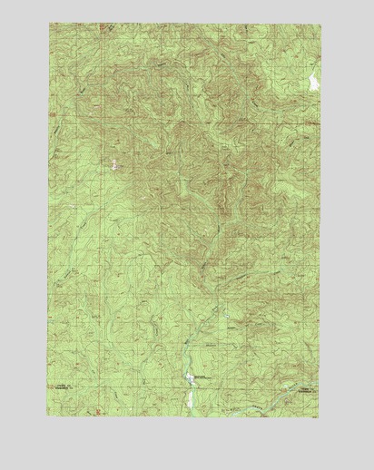 Sweigiler Creek, WA USGS Topographic Map