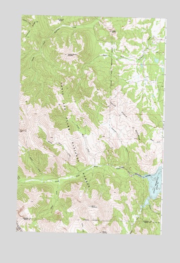 Swift Reservoir, MT USGS Topographic Map