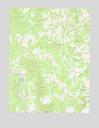 Blocksburg, CA USGS Topographic Map