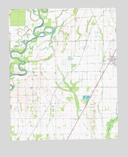 Swifton West, AR USGS Topographic Map