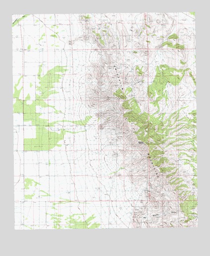 Swisshelm Mountain, AZ USGS Topographic Map