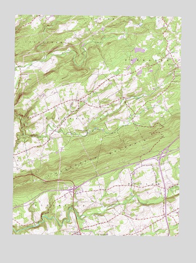 Sybertsville, PA USGS Topographic Map
