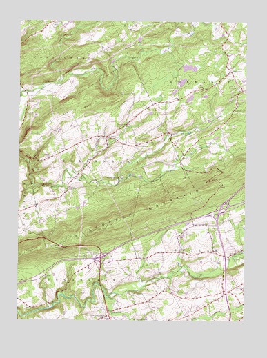 Sybertsville, PA USGS Topographic Map