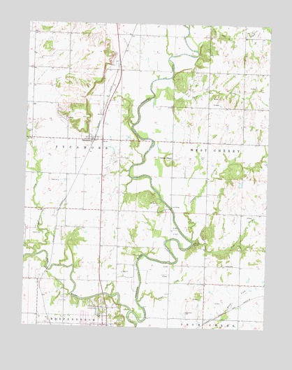 Sycamore, KS USGS Topographic Map