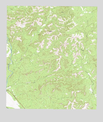 Sycamore Mountain, TX USGS Topographic Map