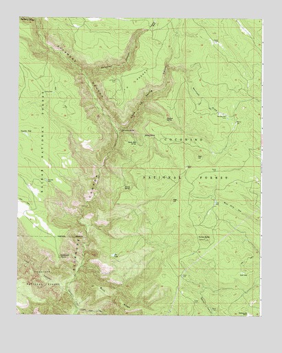Sycamore Point, AZ USGS Topographic Map