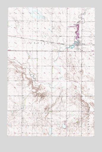 Sykeston, ND USGS Topographic Map
