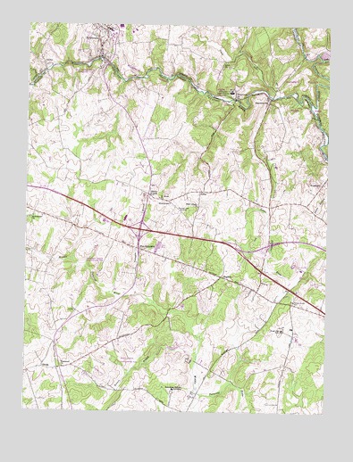 Sykesville, MD USGS Topographic Map