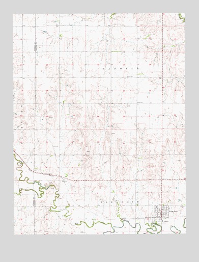Sylvan Grove, KS USGS Topographic Map