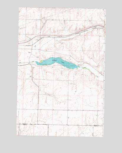 Sylvan Lake, WA USGS Topographic Map