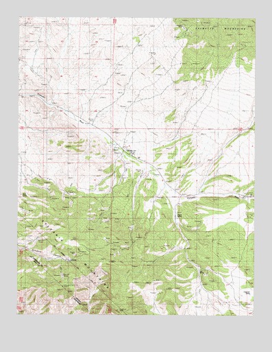 Sylvania Mountains, NV USGS Topographic Map