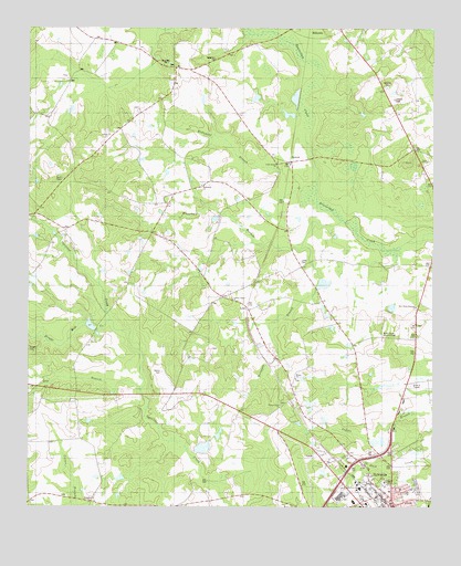 Sylvania North, GA USGS Topographic Map