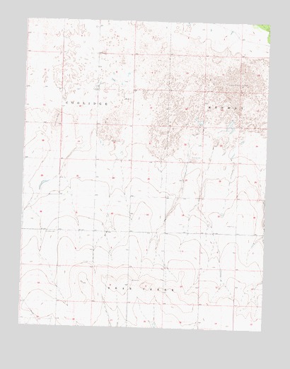 Syracuse West NW, KS USGS Topographic Map