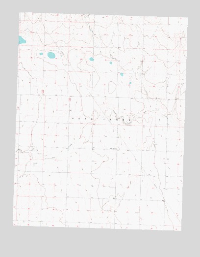 Syracuse West SW, KS USGS Topographic Map