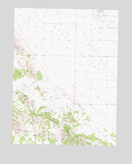 Tabbys Peak SE, UT USGS Topographic Map