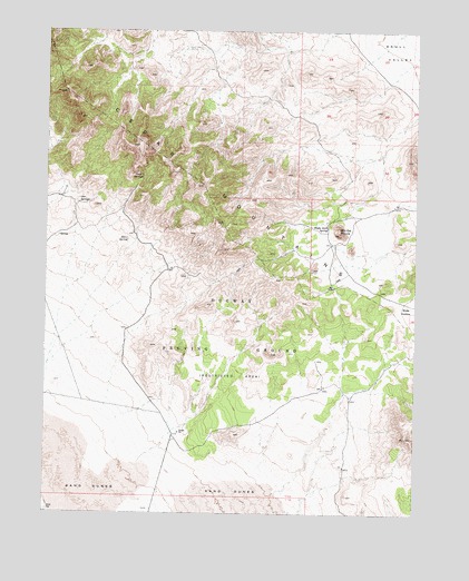 Tabbys Peak SW, UT USGS Topographic Map