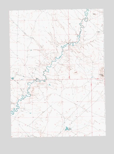 Tabernacle Butte, WY USGS Topographic Map