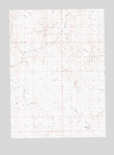Table Butte, ID USGS Topographic Map