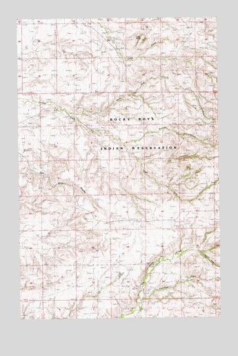 Table Butte, MT USGS Topographic Map