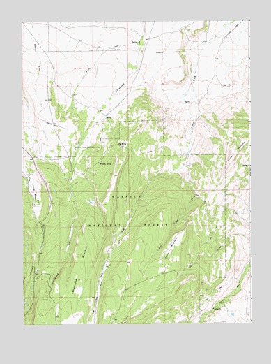 Table Mountain, WY USGS Topographic Map