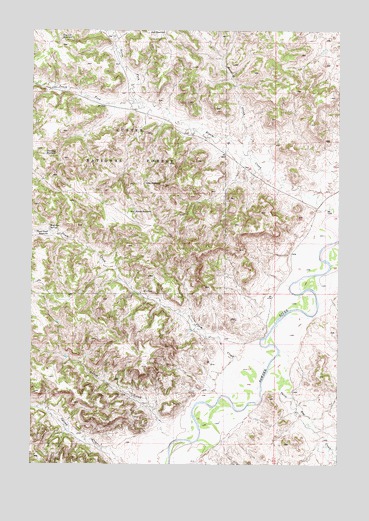 Bloom Creek, MT USGS Topographic Map