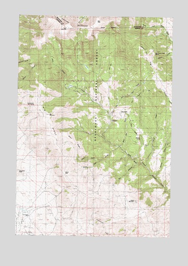 Table Mountain, MT USGS Topographic Map