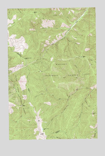 Bloom Peak, MT USGS Topographic Map