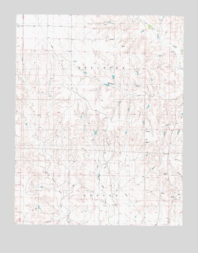 Bloom SE, KS USGS Topographic Map