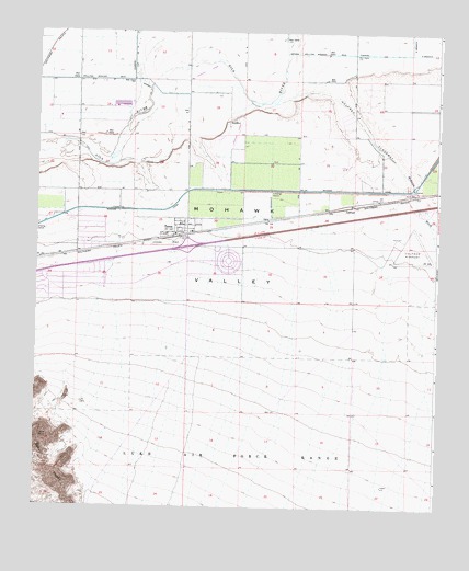 Tacna, AZ USGS Topographic Map