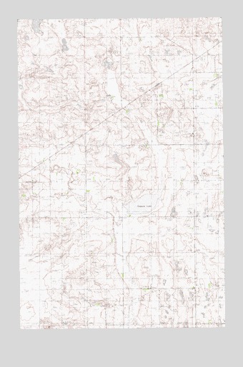 Tadpole Lake, MT USGS Topographic Map