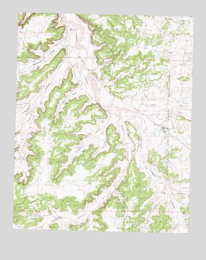 Tafoya Canyon, NM USGS Topographic Map