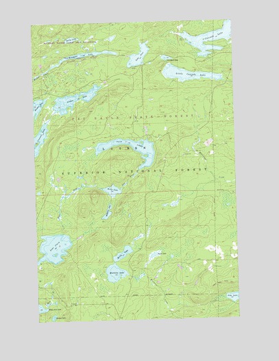 Tait Lake, MN USGS Topographic Map