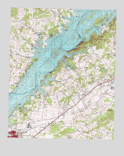Talbott, TN USGS Topographic Map